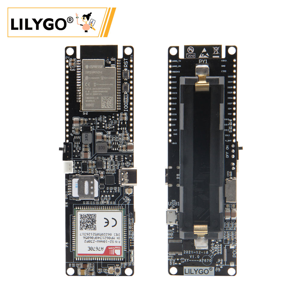 Devkitc - LILYGO® TTGO T-A7670G/E/SA R2 4G Carte